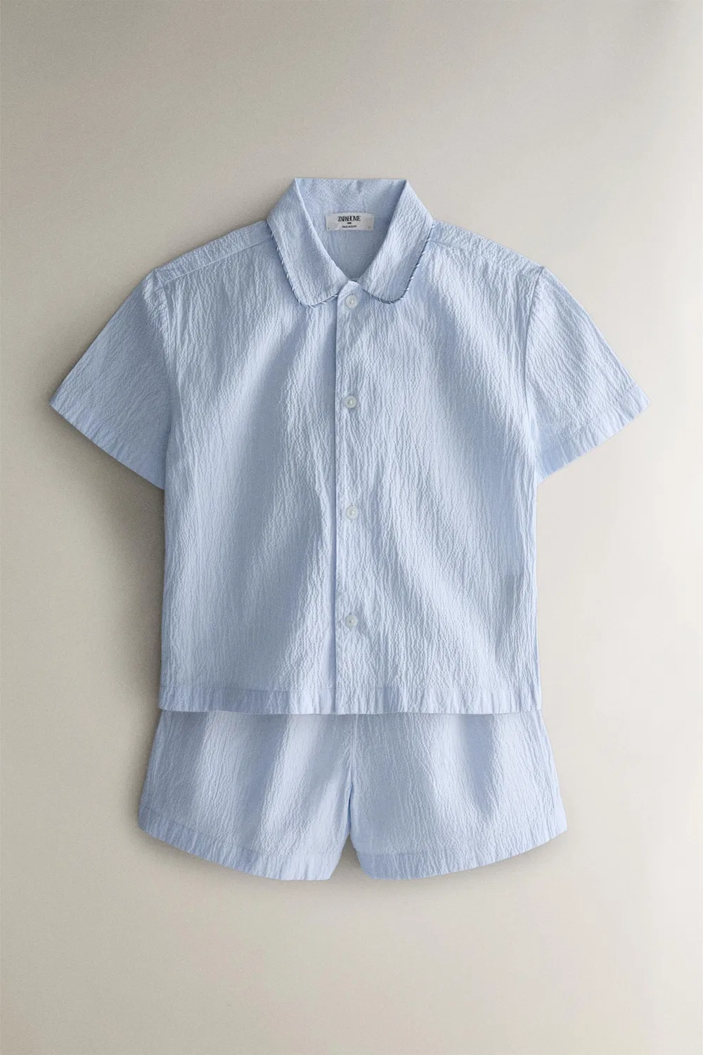 Короткая детская пижама ZARA, Hellblau