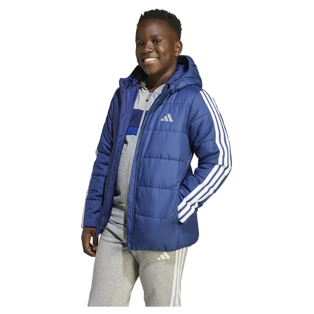 Куртка утепленная Adidas Essentials 3 Stripes, синий