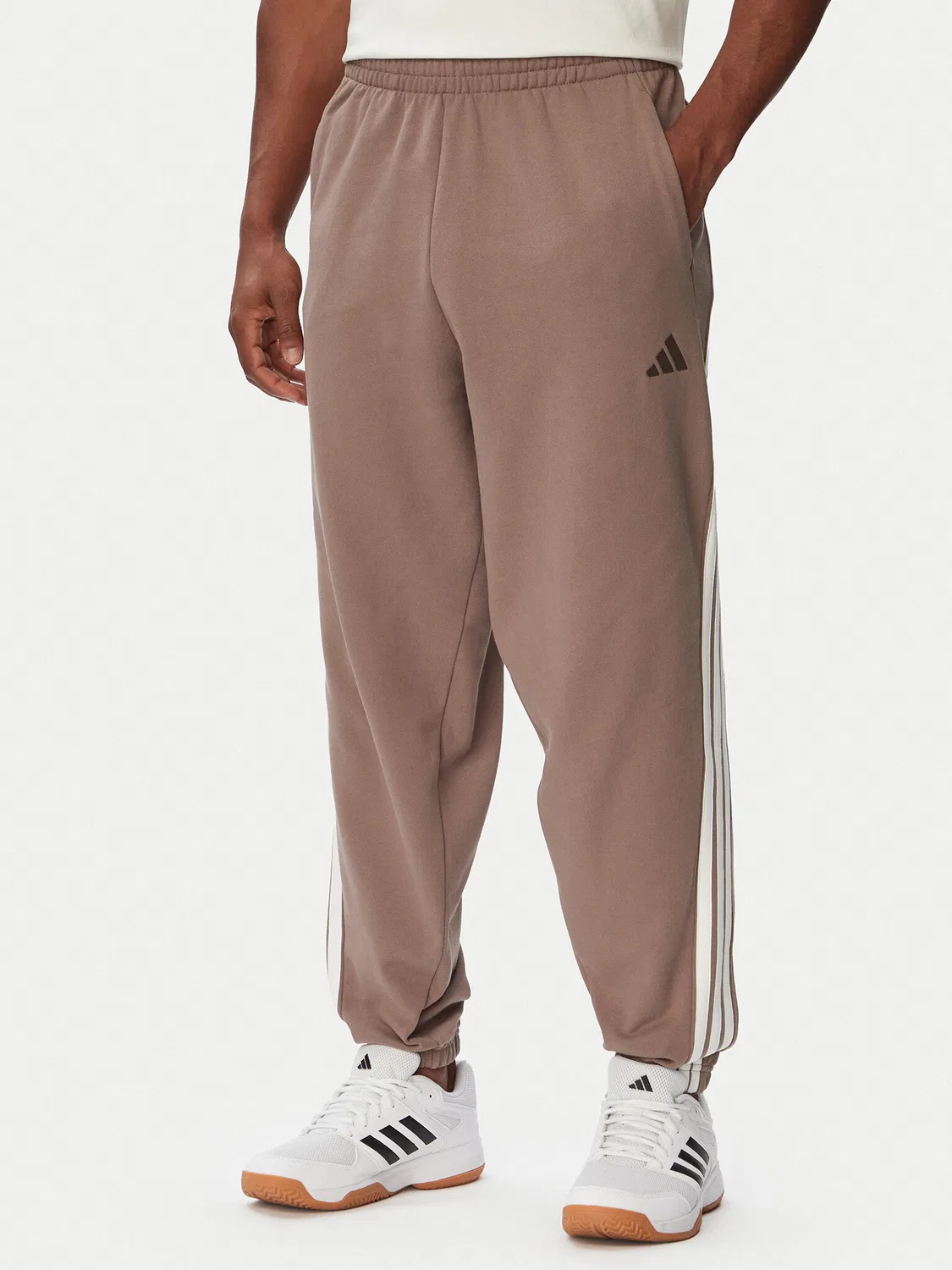 Мужские спортивные штаны стандартного кроя Kit Regular Cuffed Adidas, бежевый
