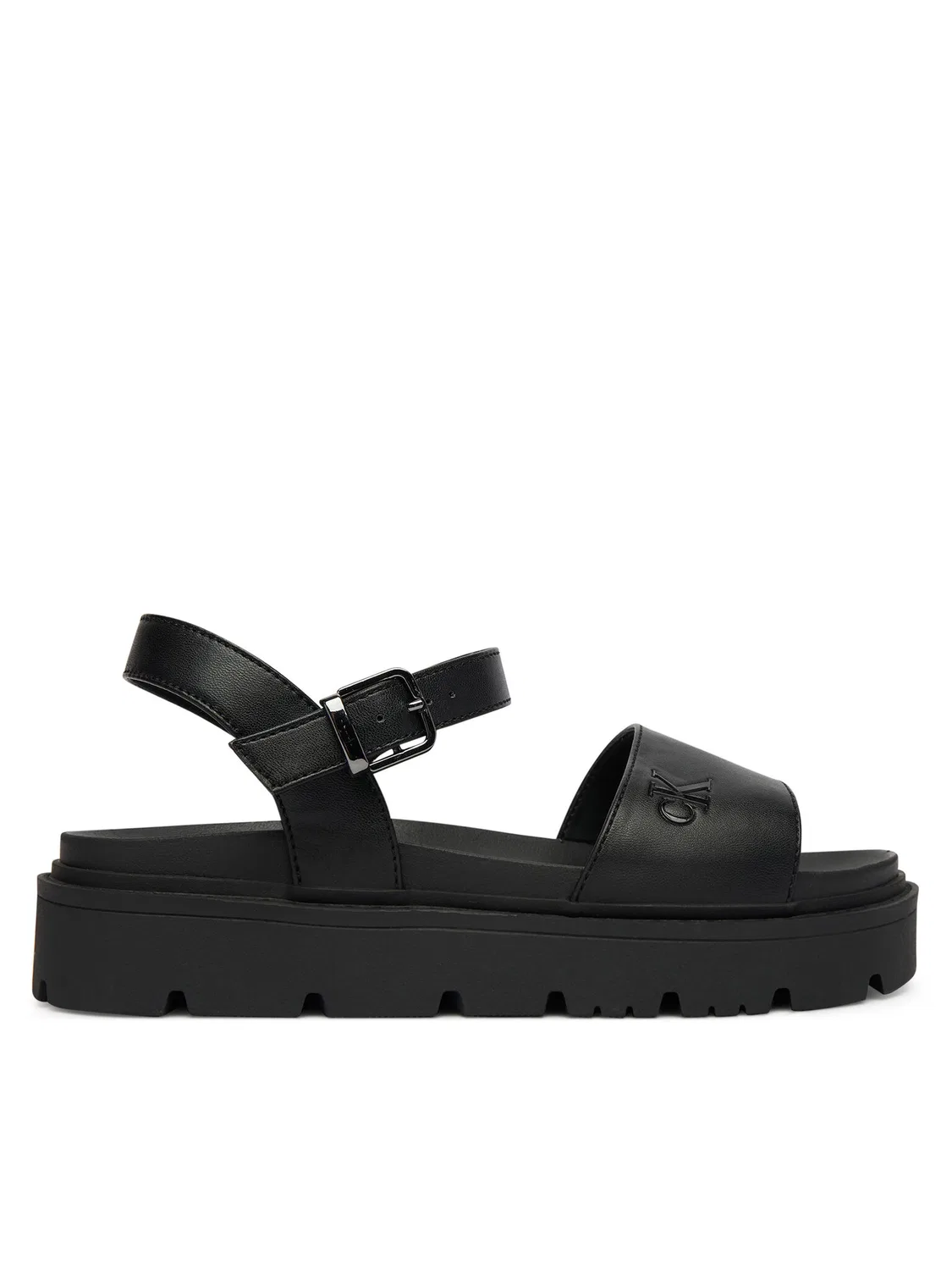 Сандалии для девочки Velcro Sandal Calvin Klein, черный
