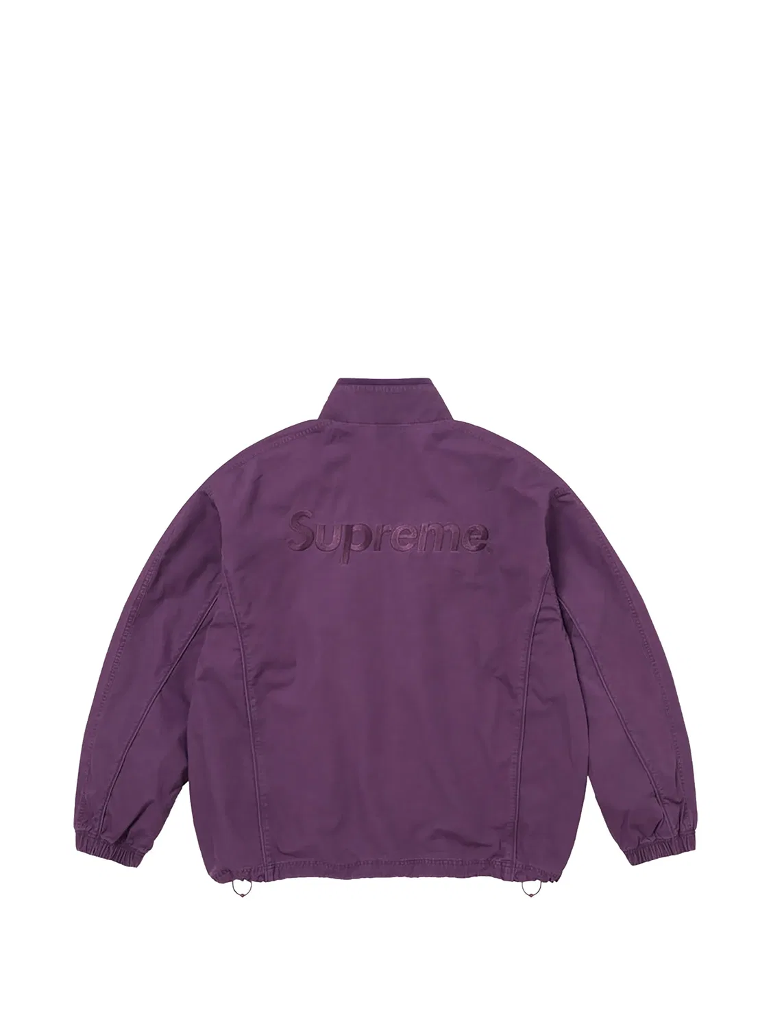 Спортивная куртка на молнии фиолетовая Supreme, фиолетовый — фото 2
