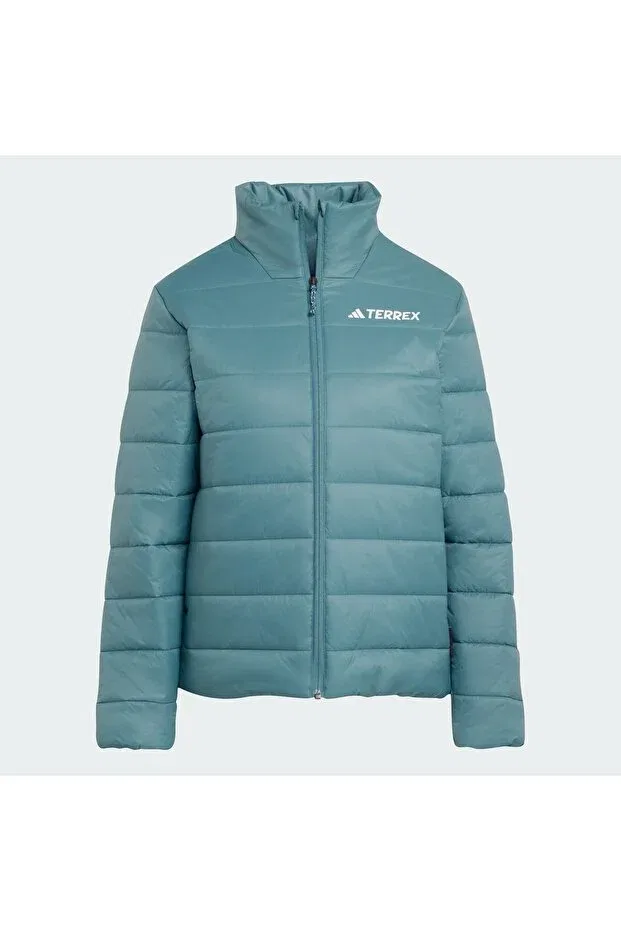 Женская куртка с капюшоном Adidas, Preloved Teal — фото 3