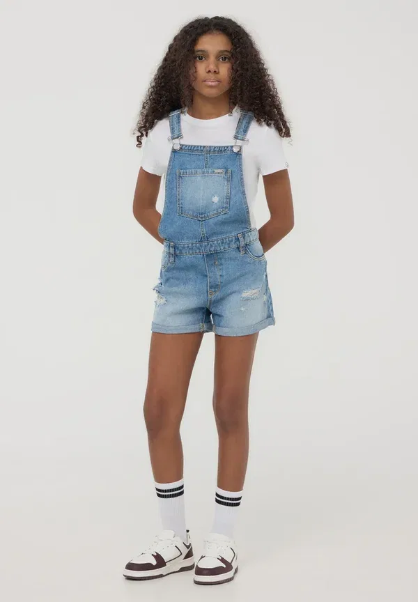 Комбинезон джинсовый Overall Terranova Denim Chiaro, светло-голубой