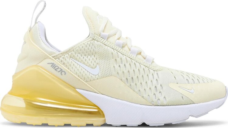 

Кроссовки Nike Wmns Air Max 270 'Coconut Milk Saturn Gold', кремовый, Бежевый, Кроссовки Nike Wmns Air Max 270 'Coconut Milk Saturn Gold', кремовый