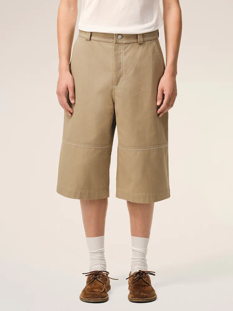 Шорты Worker Bermuda, Beige Taupe AMI PARIS — фото 2