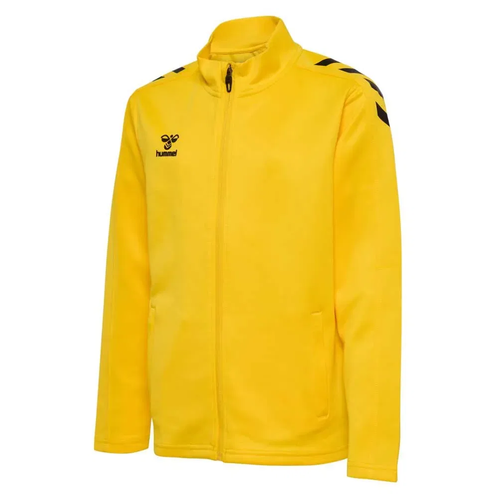 Детское худи с принтом Core XK Poly Hummel, Yellow — фото 3