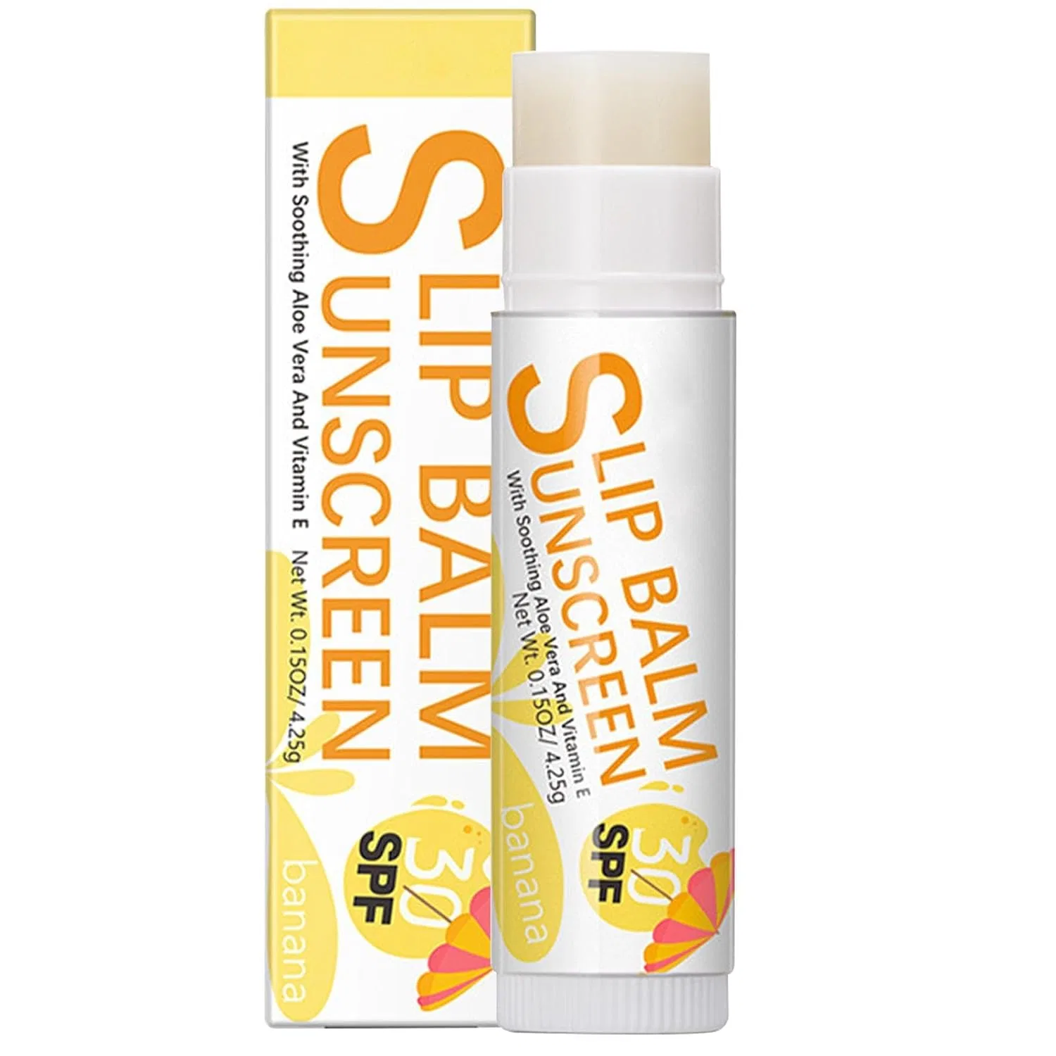 Бальзам для губ с SPF 30, PUCHEN, Banana Flavour