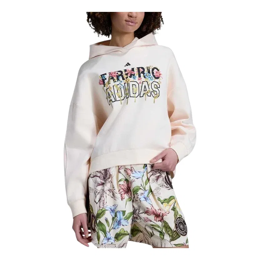 Женское худи с длинным рукавом Adidas x Farm Rio Hoodie, розовый