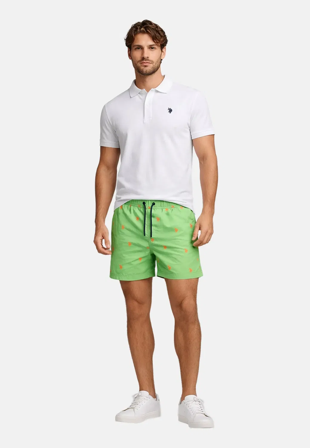 Мужские плавки с логотипом P-026 U.S. Polo Assn., Green