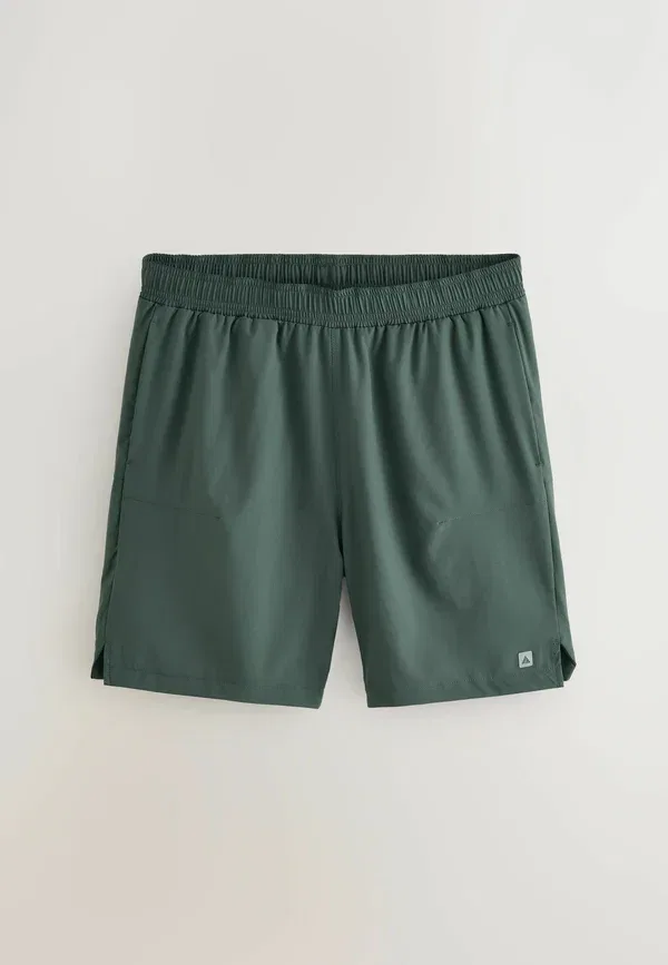Шорты спортивные Regular Fit 3 Pack Next black slate grey khaki green, черный/зеленый/серый/хаки — фото 3
