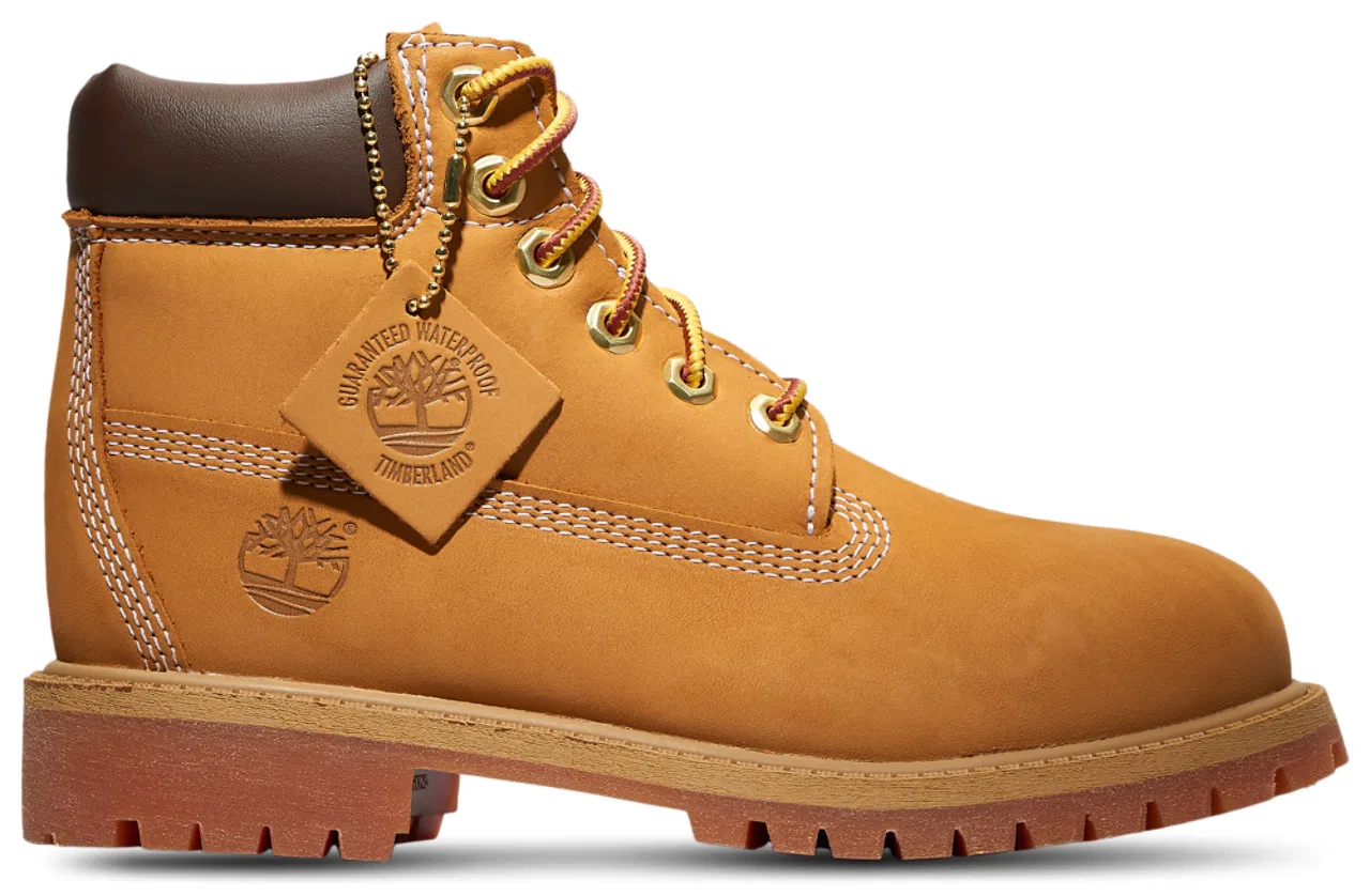 Ботинки для мальчиков дошкольного возраста Waterproof 6" Timberland, цвет Wheat/Wheat