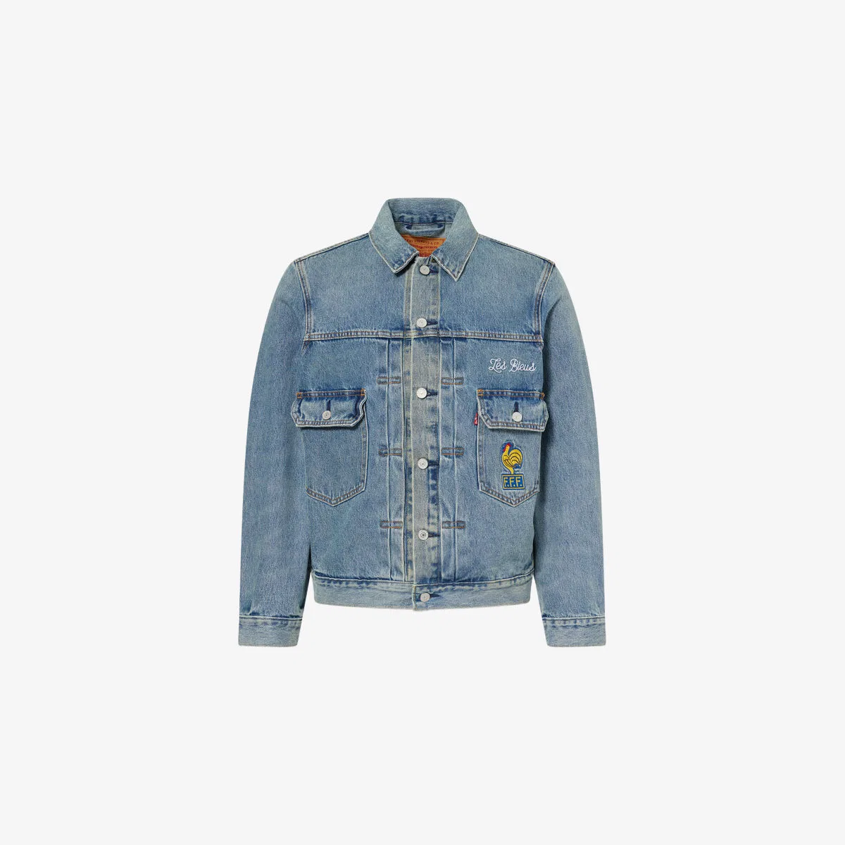 Джинсовая куртка Levi's x Чемпионат мира по футболу во Франции fff Levis, мультиколор