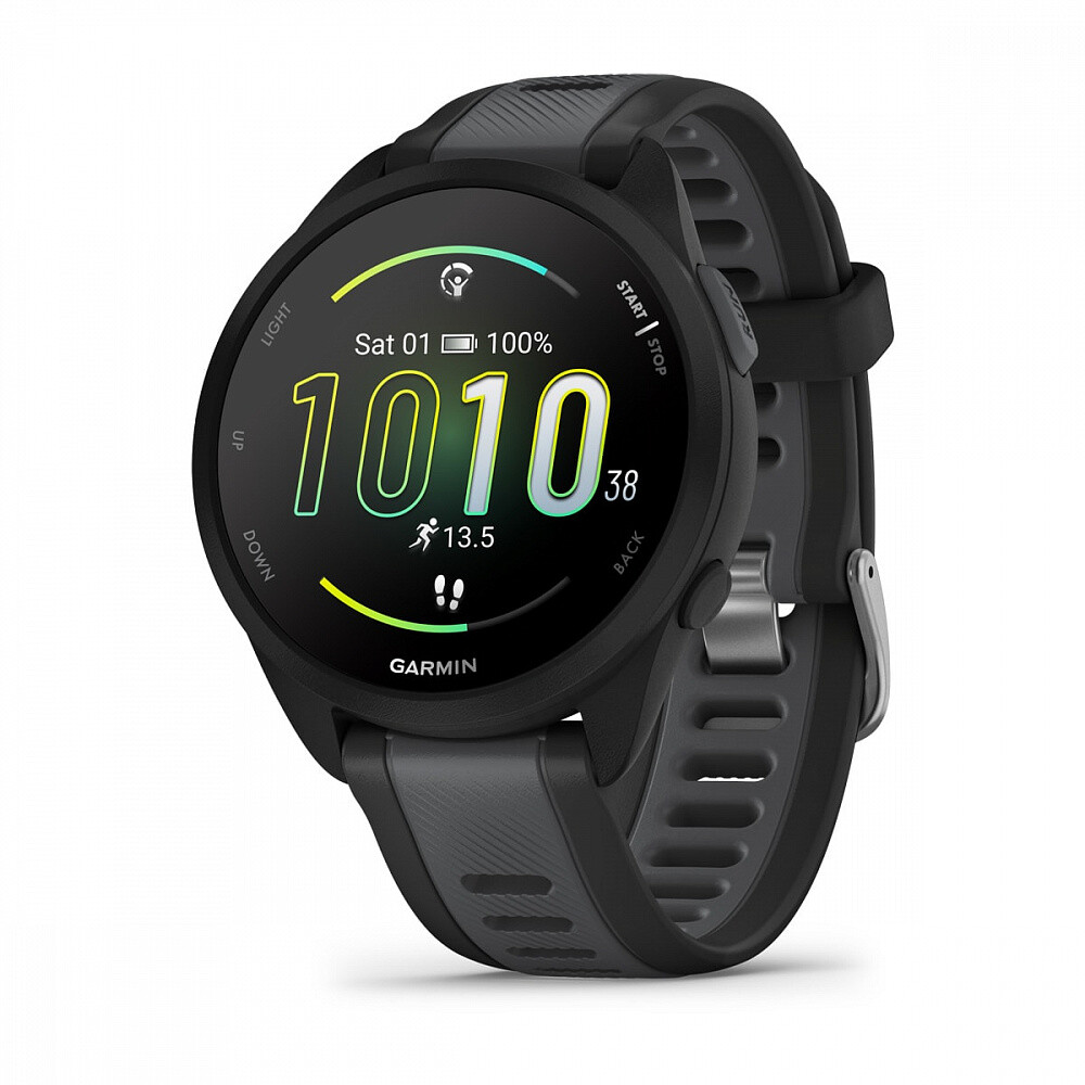 

Умные часы Garmin Forerunner 165, 1.2", Bluetooth, черный/серый
