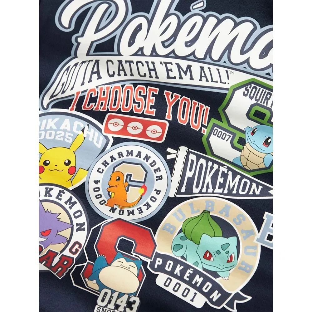Детское худи для мальчиков с принтом Pokemon Name it, Blue — фото 4