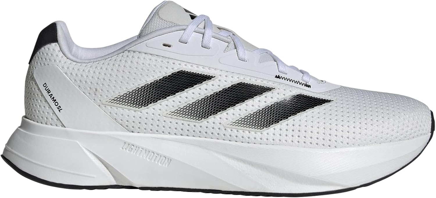 Мужские кроссовки Adidas Duramo Sl, белый/черный/серый — фото 2
