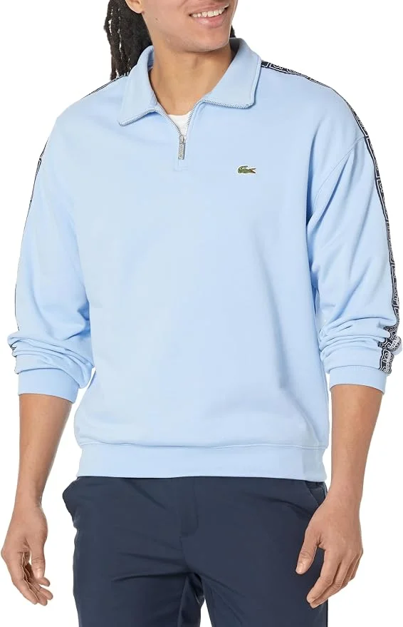 Свитшот Lacoste, мужской, с молнией на четверть