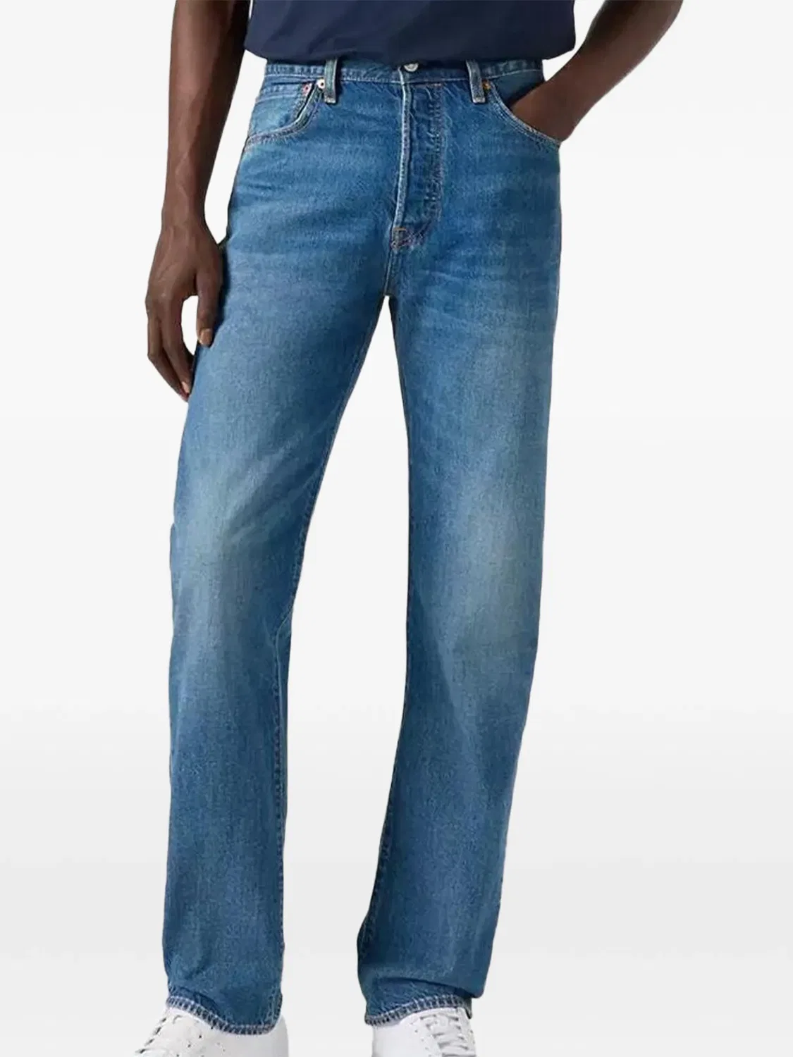Джинсы из хлопка Levi's, синий