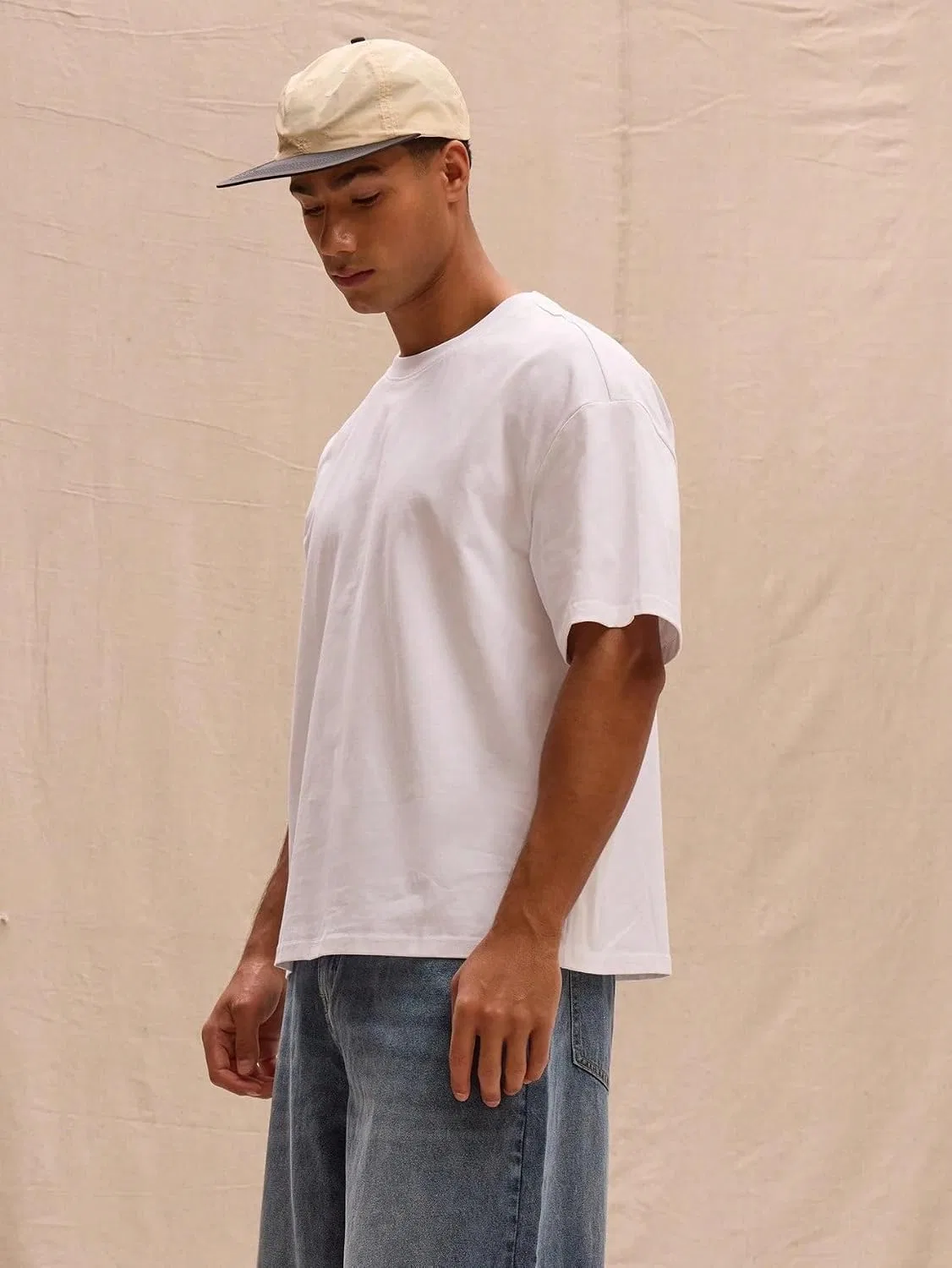 Мужская футболка свободного кроя Short Sleeve, White — фото 2