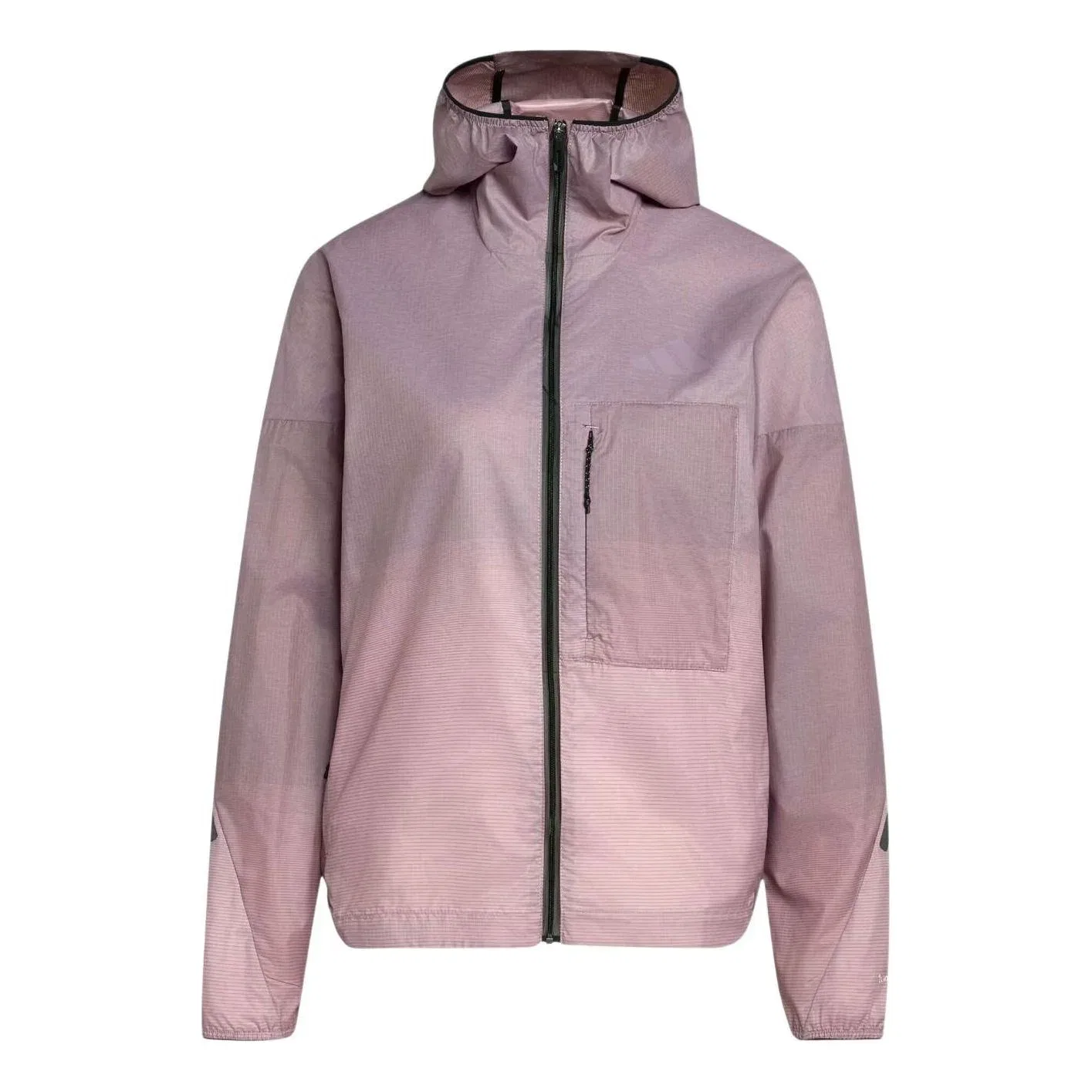 Женская ветрозащитная куртка с капюшоном Adidas Terrex Xperior Clima365 Light Windweave Jacket, розовый
