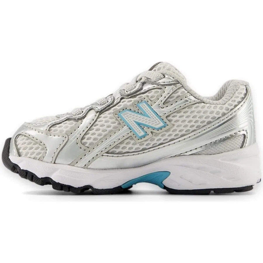 Кроссовки детские с логотипом I740 Nb Lifestyle Infant Shoes New Balance, Серо-оранжевый — фото 2