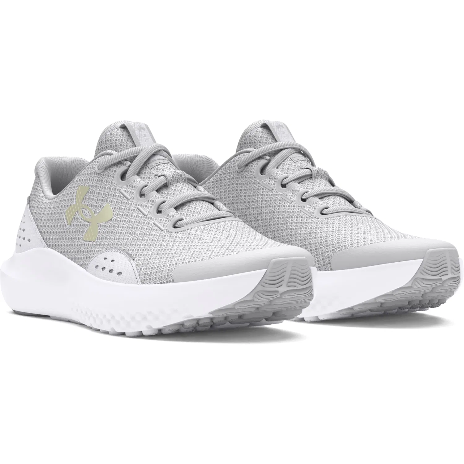 Детские кроссовки для девочек легкие UA GGS Surge 4 Under Armour, Black Purple Yellow Reflective — фото 4