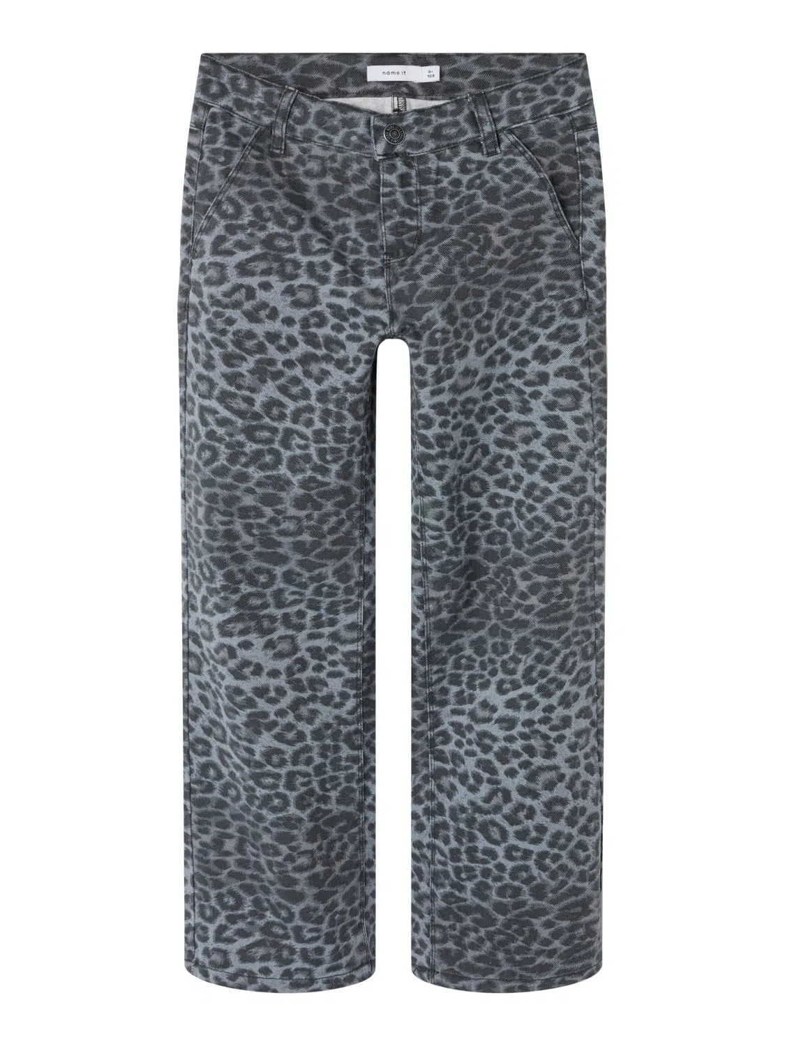 Брюки с леопардовым принтом NKFROSE WIDE TWI PANTS Name It, ночной