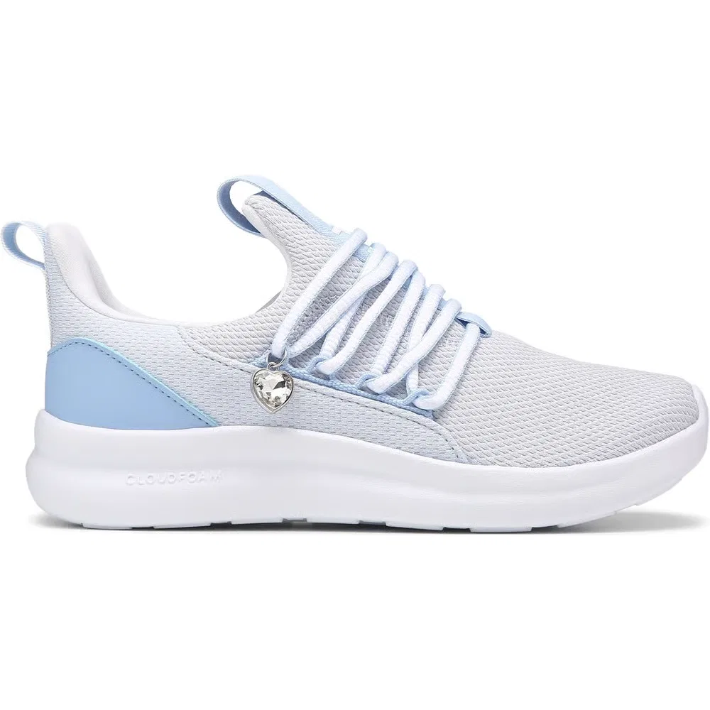 Детские слипоны Lite Racer Adapt 7.0 Adidas, Light/Pastel Blue/Shoe Charm — фото 2