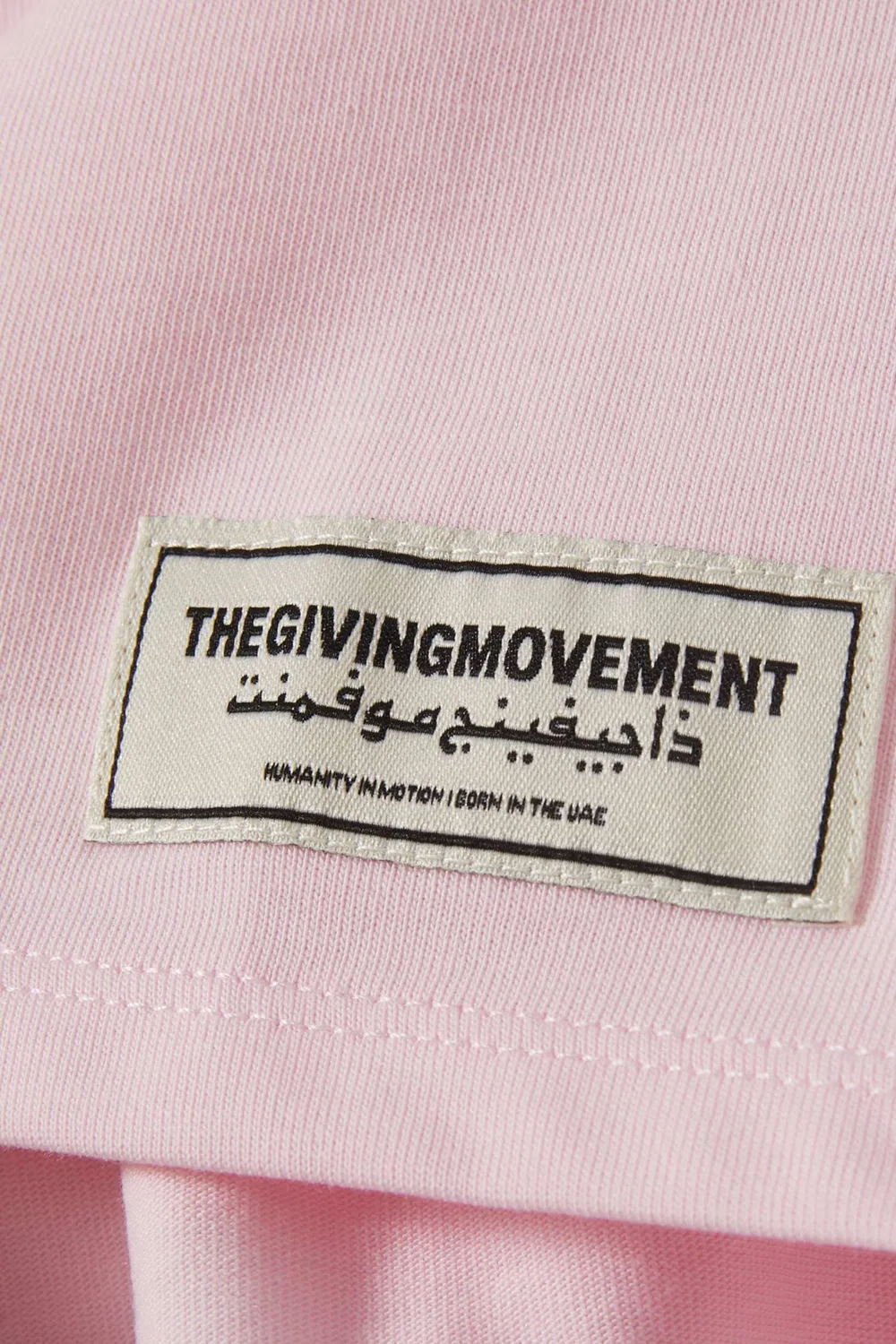 Футболка оверсайз из органического хлопка The Giving Movement, розовый — фото 3