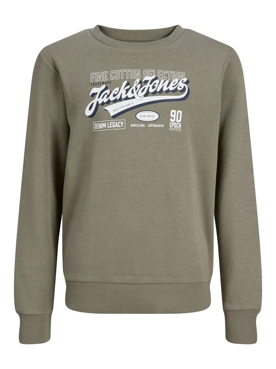 Детская толстовка, оливкового цвета Jack & Jones Junior