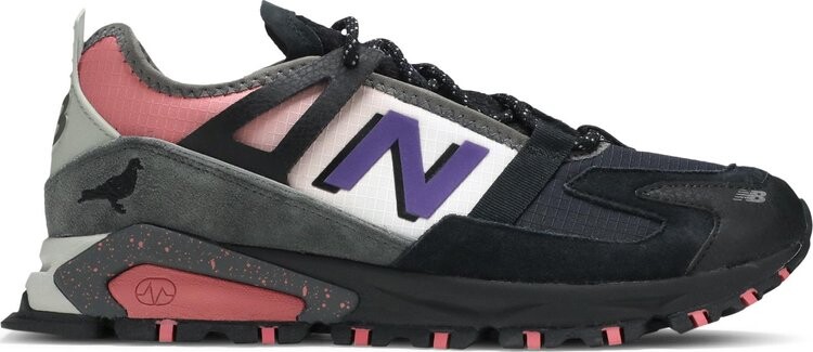 Кроссовки New Balance Atmos x Staple Pigeon x X-Racer 'Grey Pink', серый — фото 2