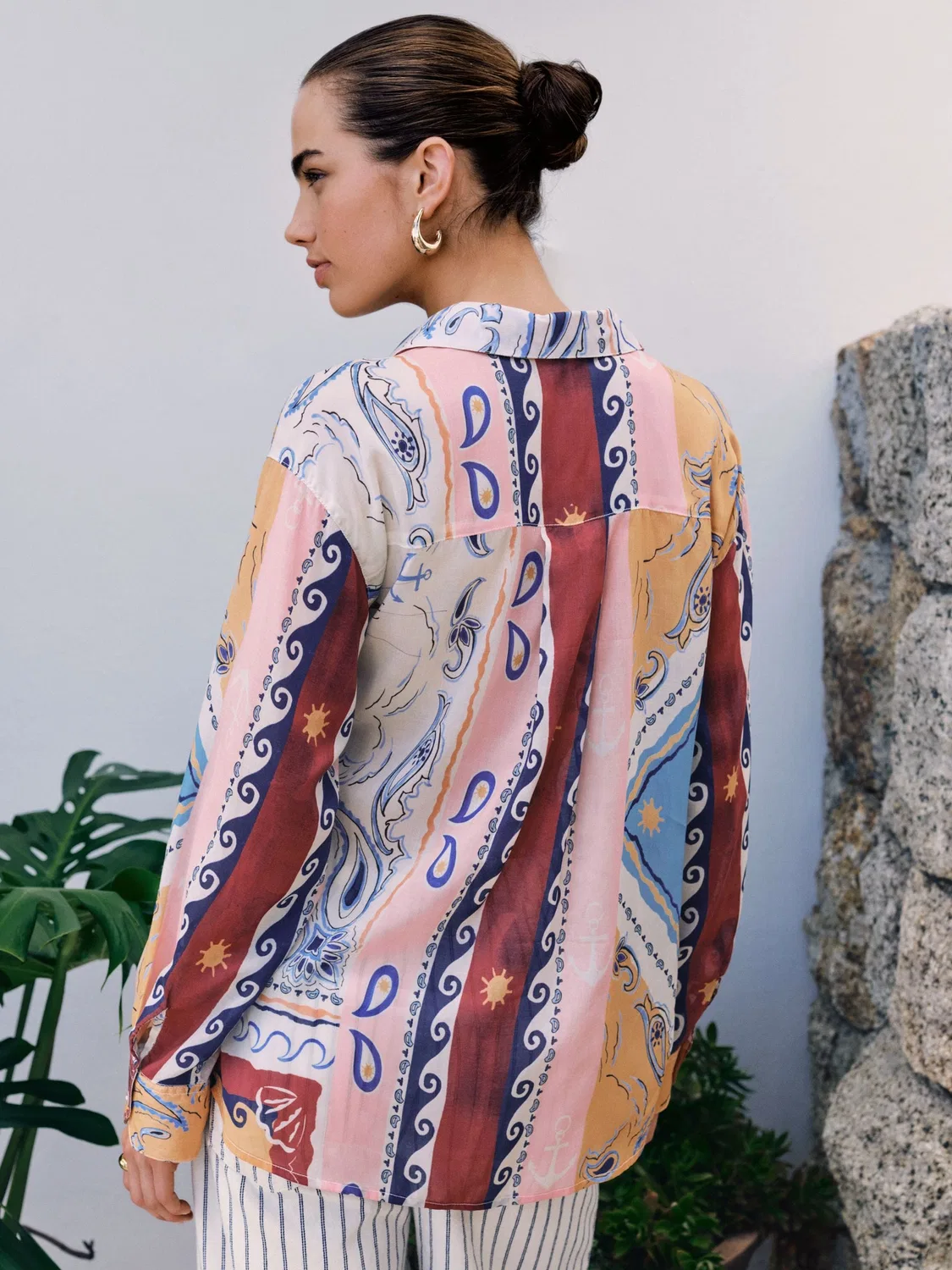 Рубашка с принтом Scarf Print Next, Мультиколор — фото 3