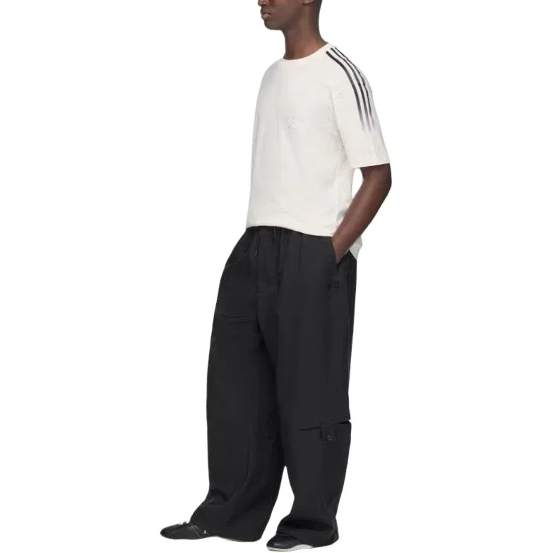 Мужская футболка с градиентным принтом Adidas x Y-3 Gradient Stripes T-shirt, белый — фото 3