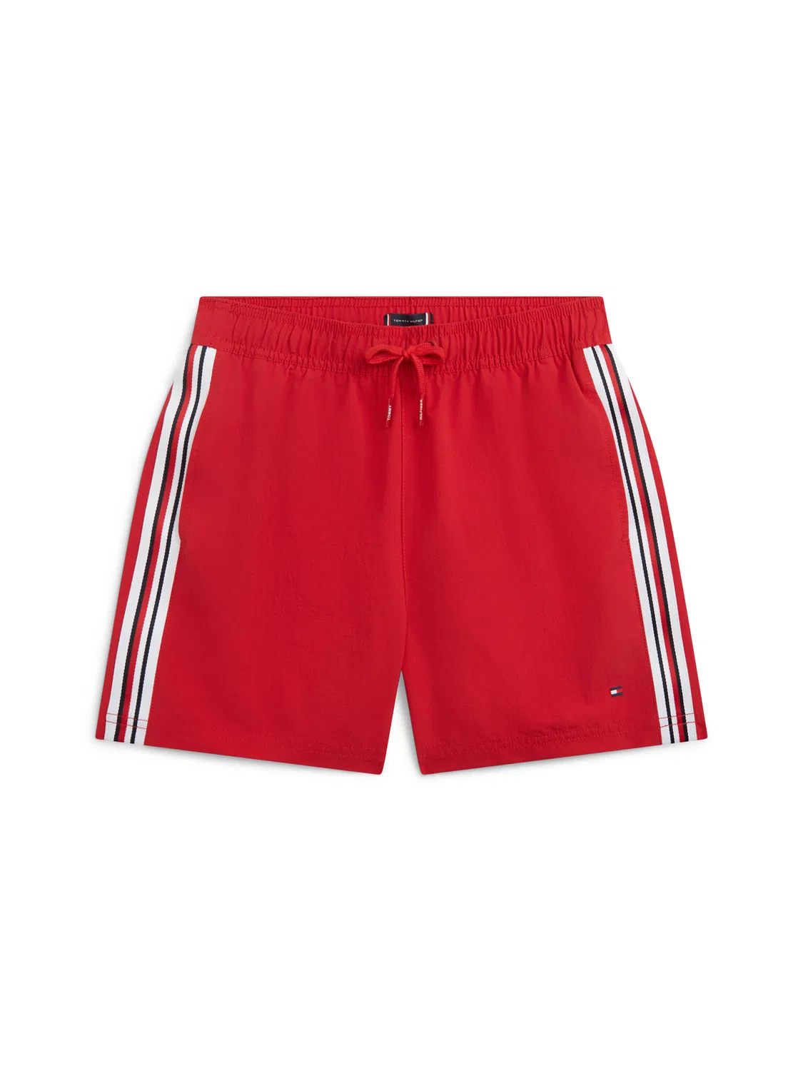 Плавки-шорты стандартного кроя для мальчика Global Stripe Tommy Hilfiger, светло-красный