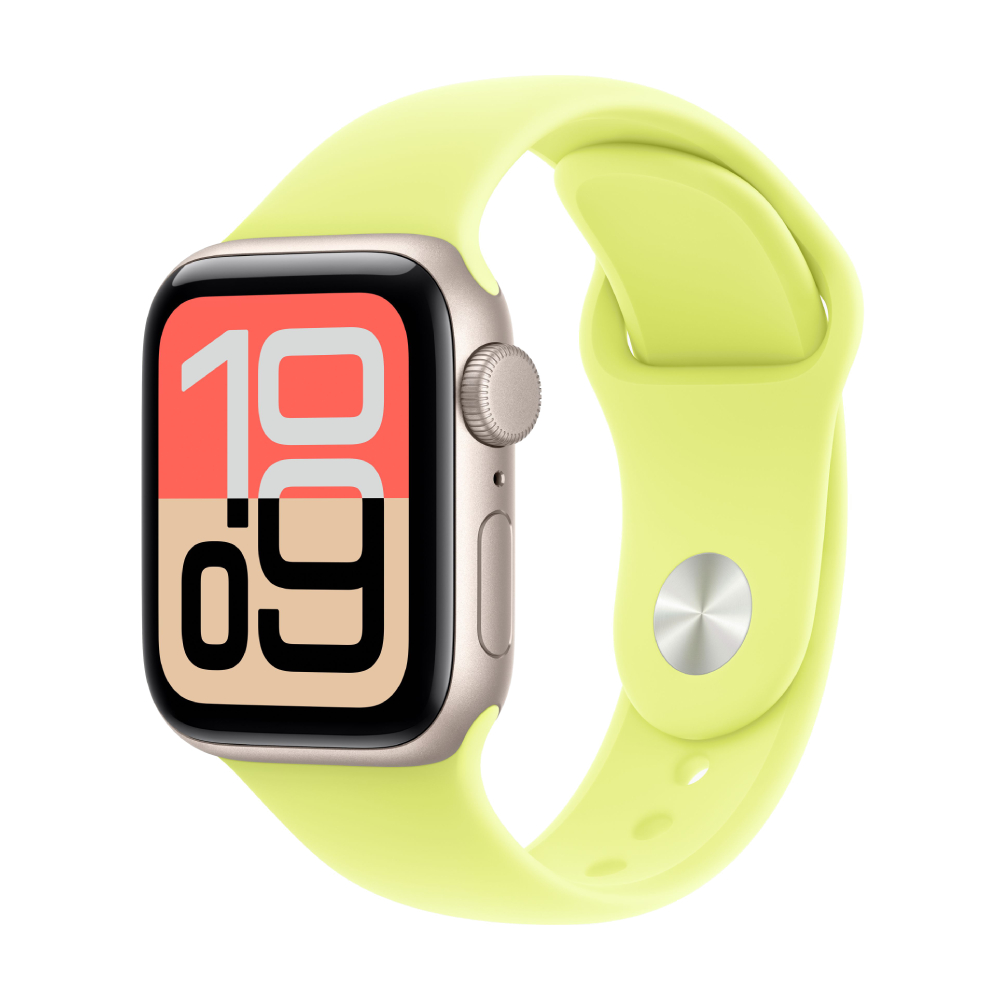 

Умные часы Apple Watch SE 3, 2025 (GPS), 40 мм, Starlight Aluminum Case/Neon Yellow Sport Band - M/L, Бежевый, Умные часы Apple Watch SE 3, 2025 (GPS), 40 мм, Starlight Aluminum Case/Neon Yellow Sport Band - M/L