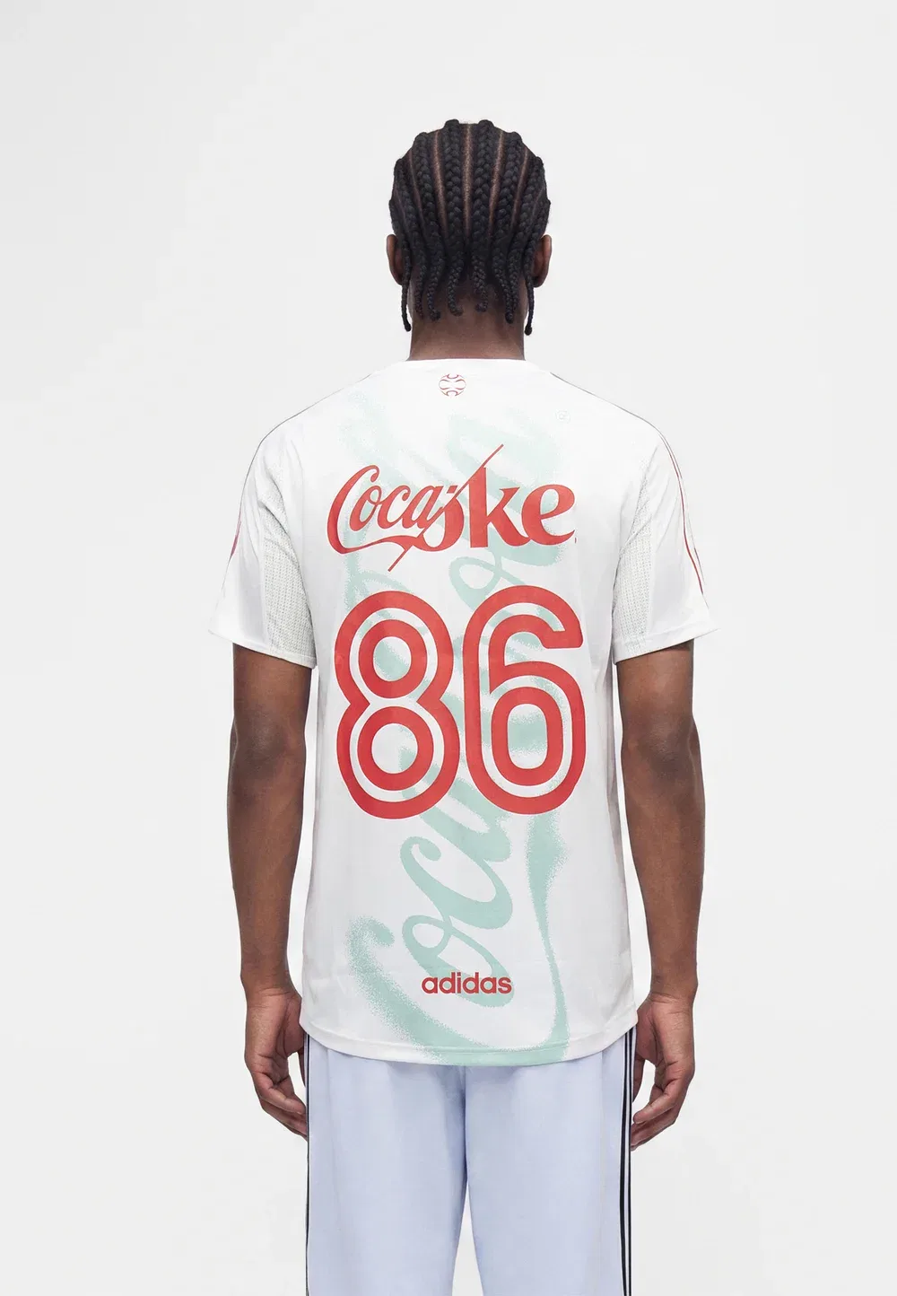 Coca Cola Teamgeist унисекс - футболка с принтом Adidas Originals, White — фото 2