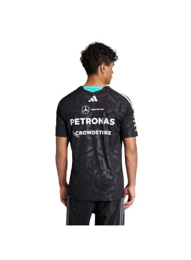 Джерси гоночное Mercedes-AMG Petronas Formula 1 Team Driver Adidas, черный — фото 2