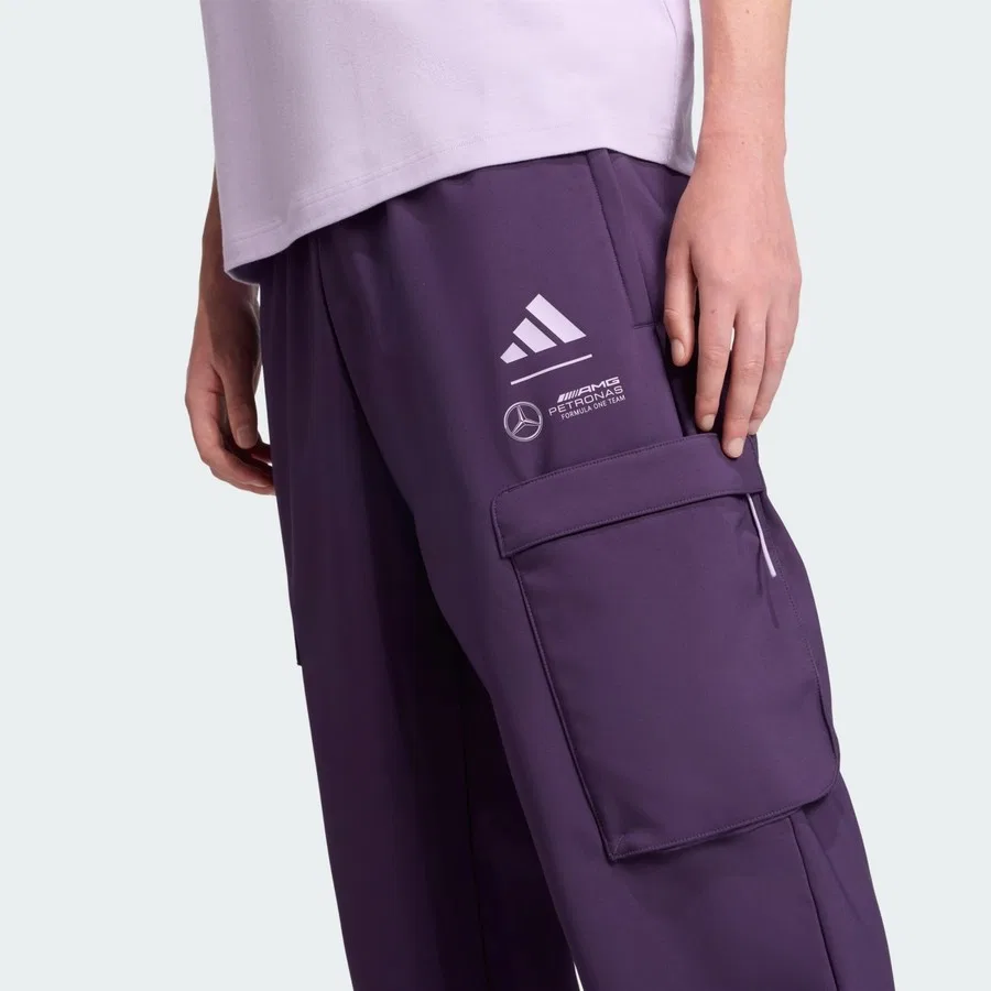Спортивные штаны adidas Performance JX8813 Mercedes-AMG Petronas Formula One Team Premium Woven Pant, Фиолетовый — фото 3