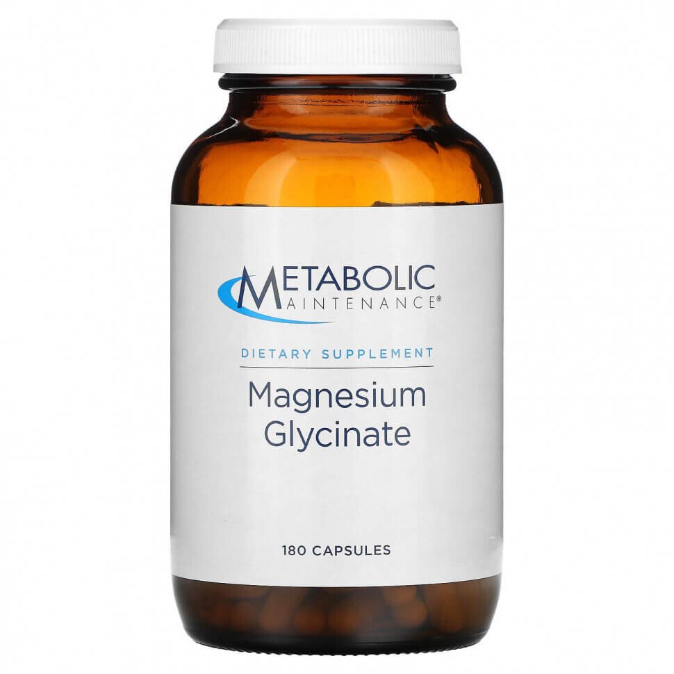 

Глицинат магния Metabolic Maintenance Magnesium Glycinate, 180 капсул