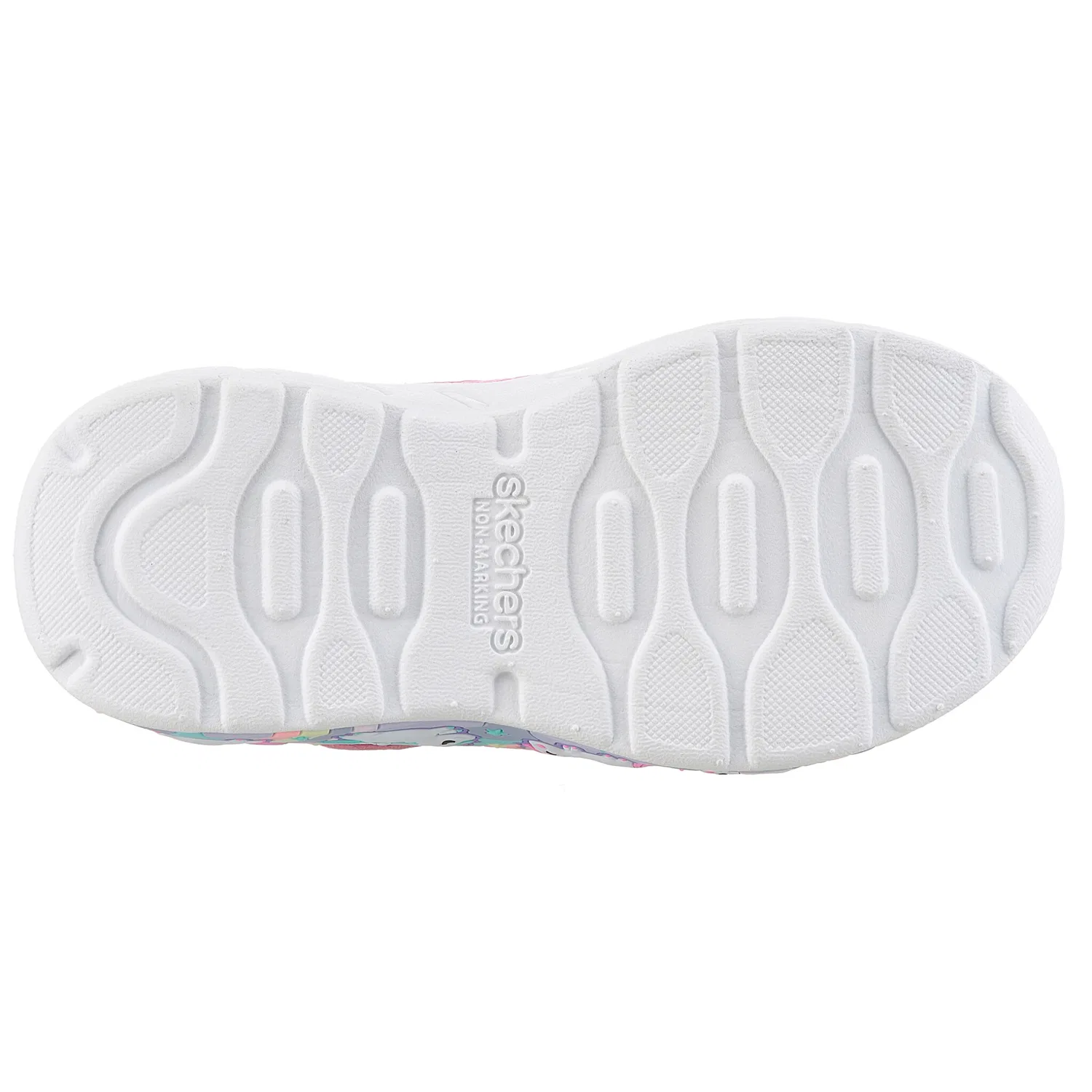 Детские кроссовки для первых шагов с цветными мотивами Skechers, Pink Multi — фото 4