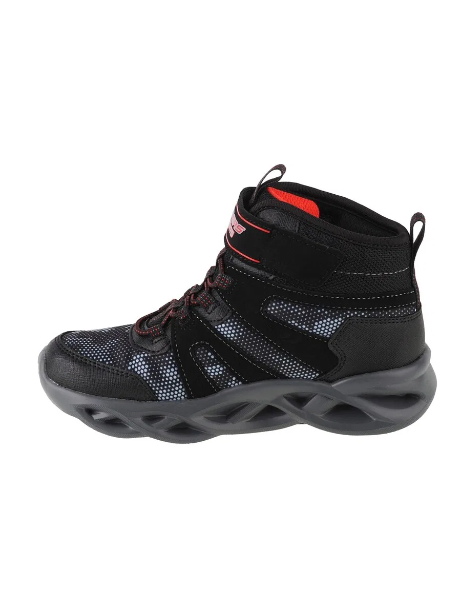 Кроссовки SKECHERS 'Twisted Brights - Zerrix' черного цвета — фото 2