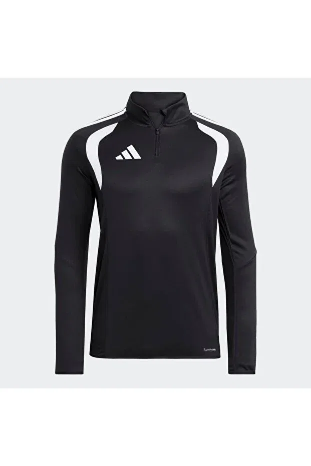 Мужская футболка с длинным рукавом для футбольных тренировок Adidas, Black — фото 2