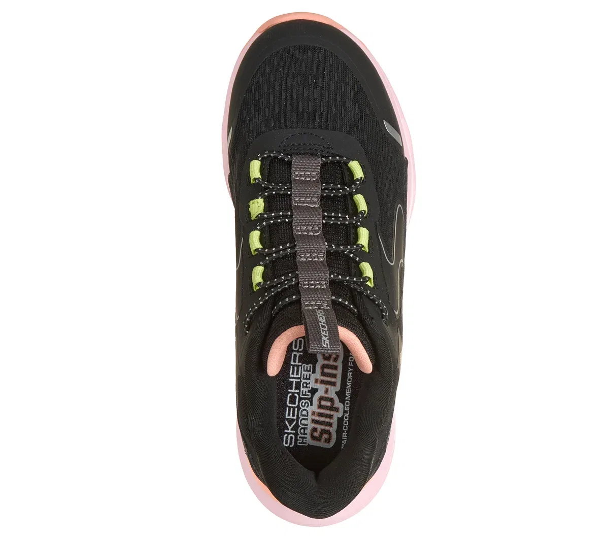 Детские слипоны Glide-Step - Vista Lane Skechers, черный/мультиколор — фото 2