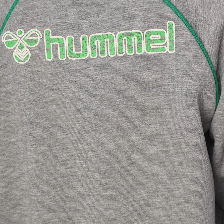 Детская кофта на молнии с принтом Hmlkevin Zip Jacket Hummel, Серый — фото 4