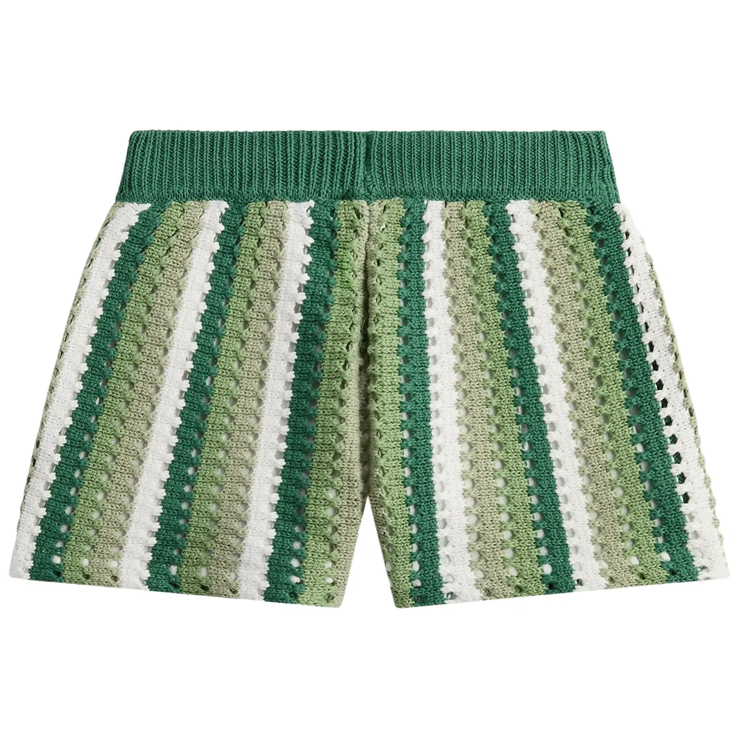 Шорты Kith Open Knit Camp Short, зеленый — фото 2