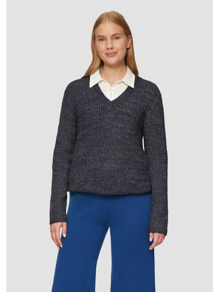 

Пуловер s.Oliver Strickpullover langarm, синий