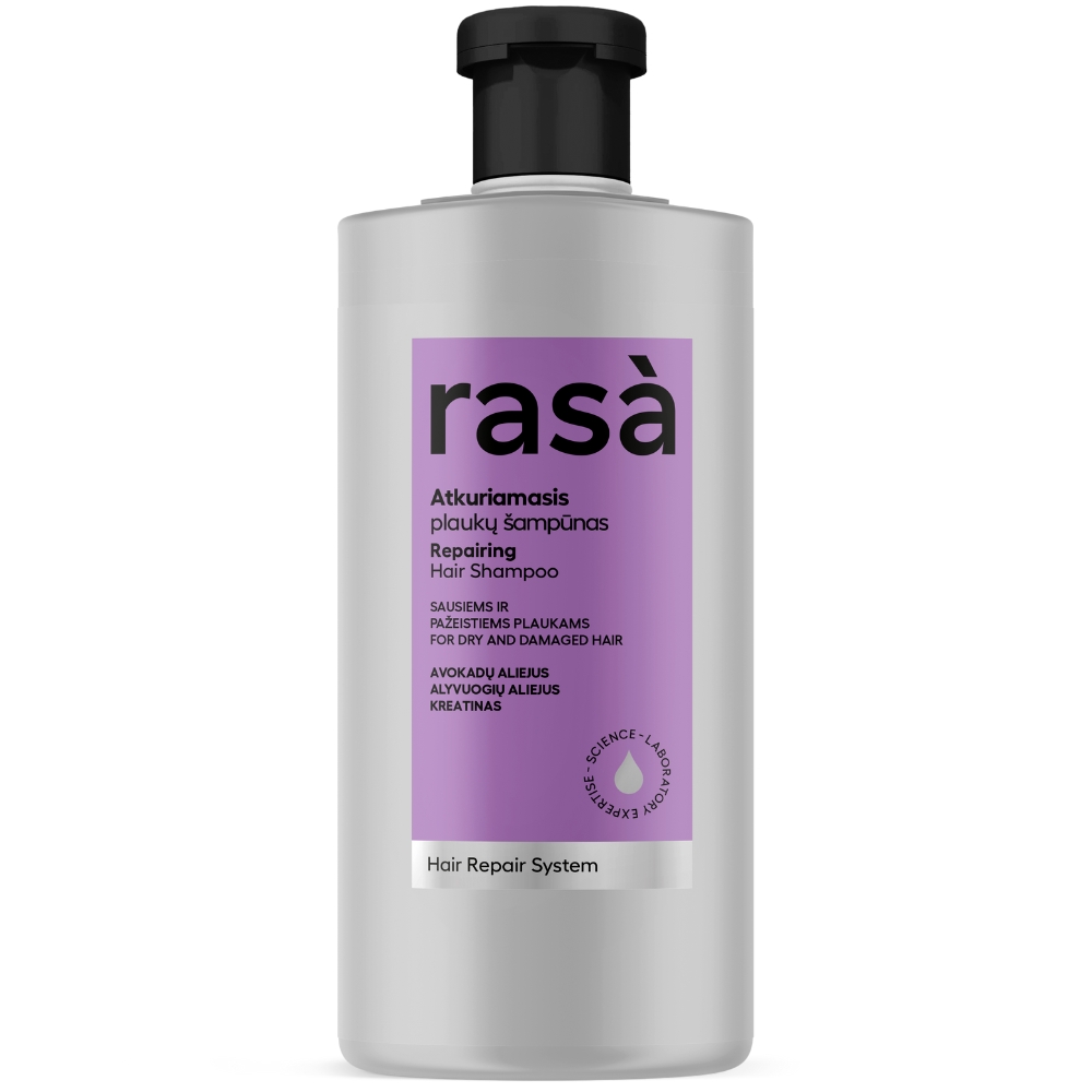 

Восстанавливающий шампунь для волос repairing hair shampoo Rasa, 500 мл