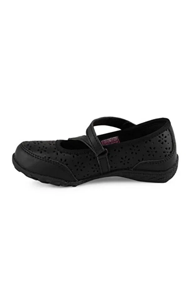 Детские кроссовки для девочек с принтом Breathe Easy Playground Skechers, Black — фото 2