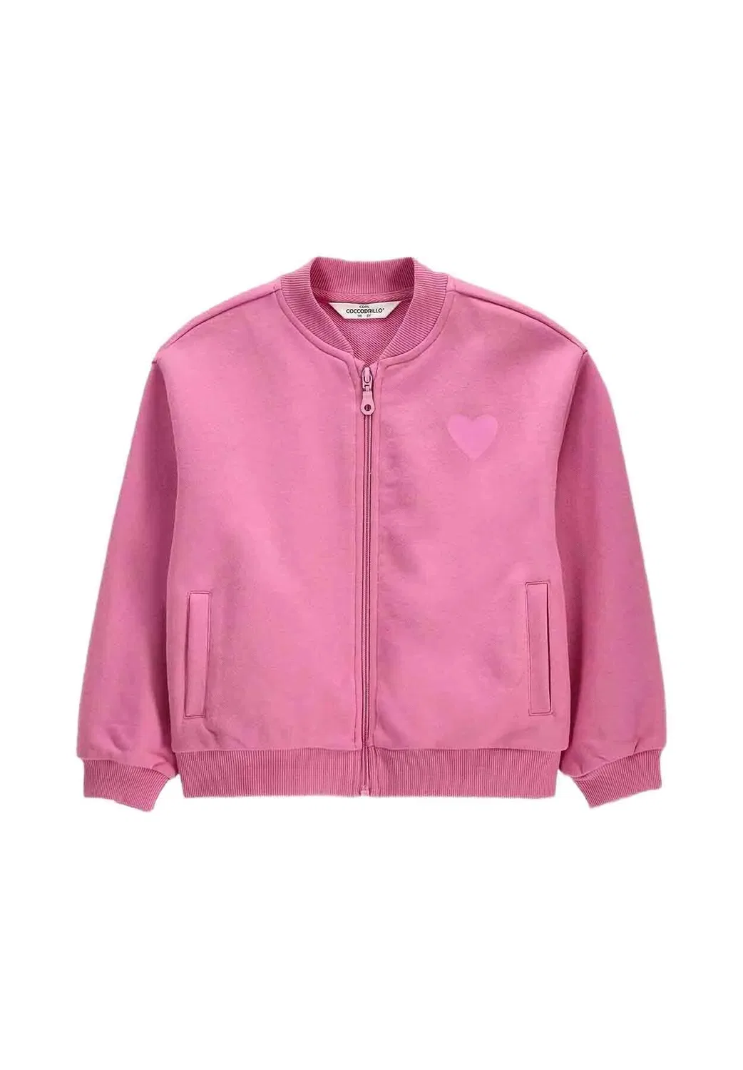 Толстовка-Бомбер - толстовка на молнии Coccodrillo, Pink