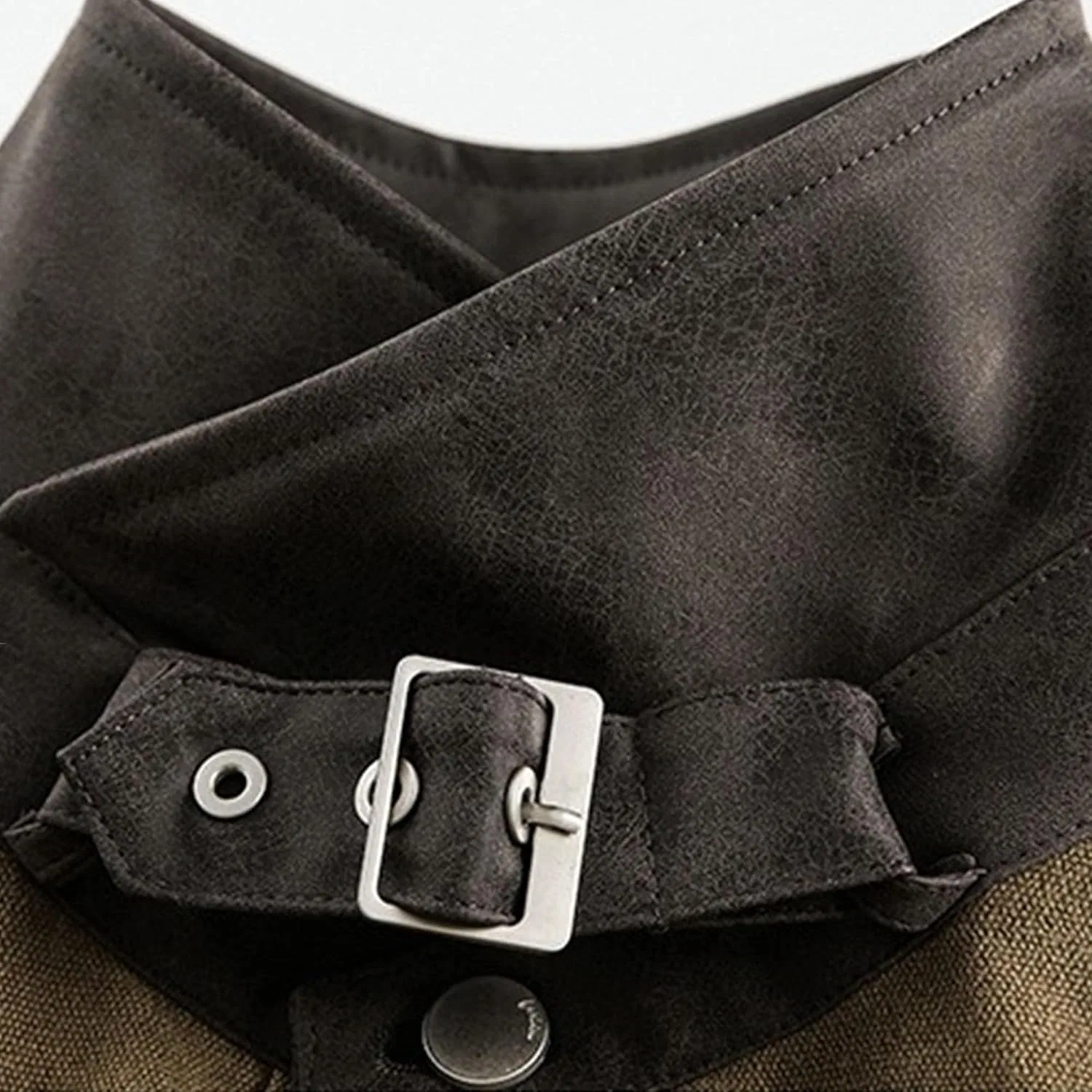 Мужская куртка-ветровка с принтом, Multi-pocket, коричневый — фото 3