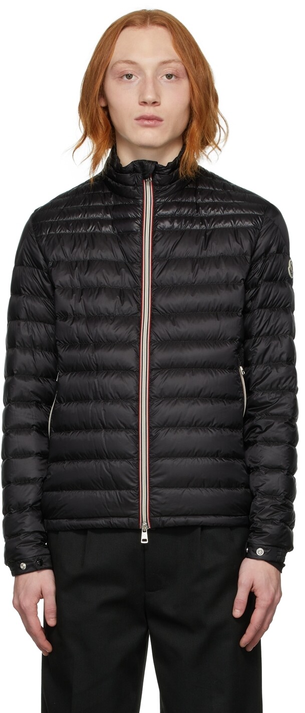 

Черный пуховик Benamou Moncler